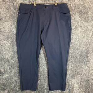 Public Rec Pants Mens 42x28 Navy Blue Performance Stretch Lightweight Casual
